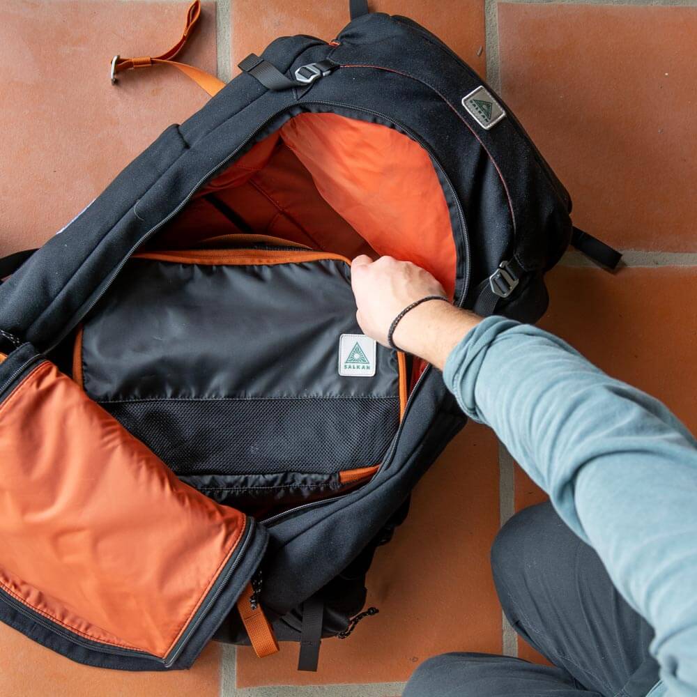 backpack with mini bag and packing cubes Optimize Packing with Our Packing Cube Set