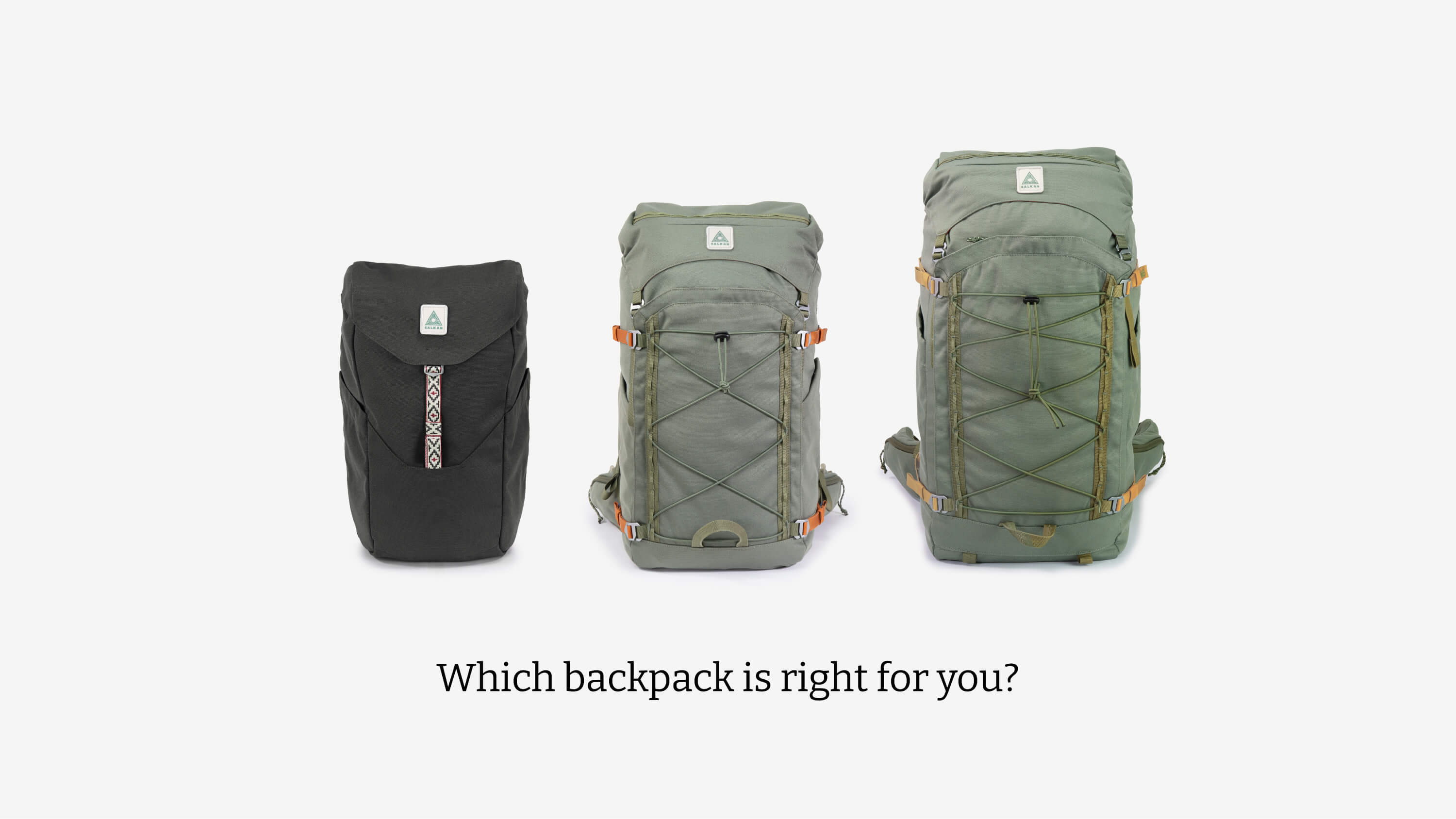 Comparison of backpacks